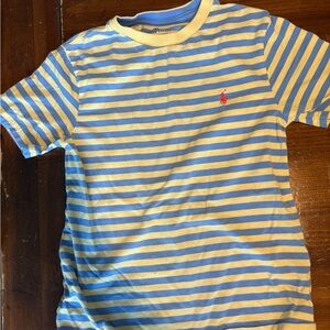Polo by Ralph Lauren Kids Blue and Yellow Striped T-Shirt